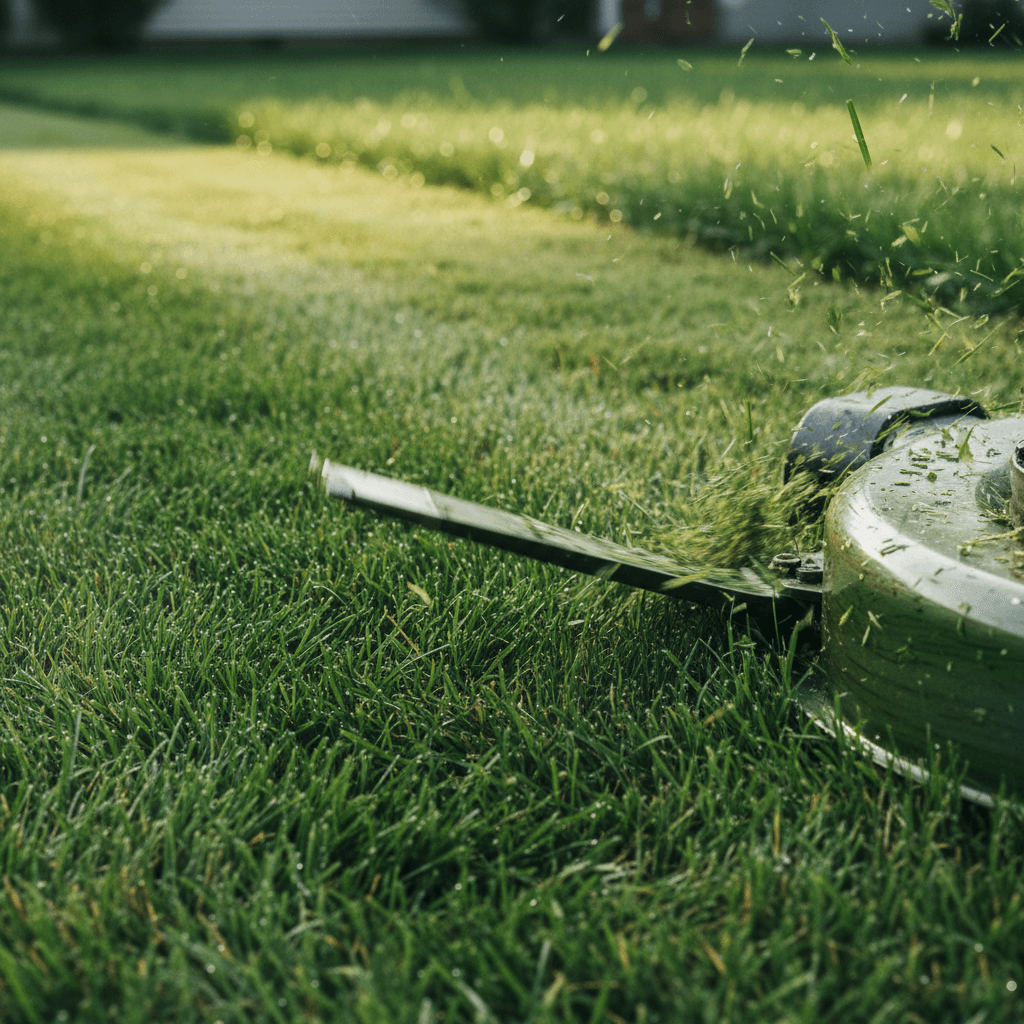 Fűnyírás és gyepápolás